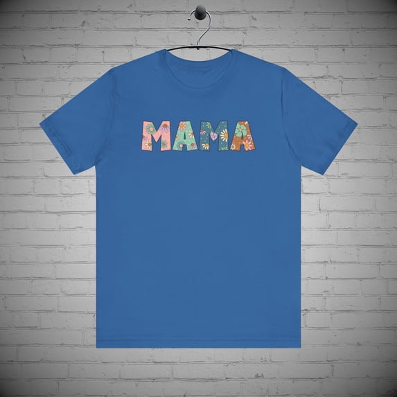 Retro Flower Mama T-shirt, Floral mama shirt, Mother's day Gift, Mommy tee