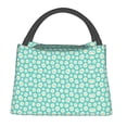 thumbnail image 1 of Retro Flower Power Lunch Bag 70s Classic Floral Cute Lunch Box Outdoor Picnic Portable Zipper Tote Food Bags Print Cooler Bag, 1 of 6