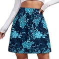 thumbnail image 1 of Retro Flower Skirt Summer Anem Floral Street Style Casual A-line Skirts Elegant Mini Skirt, 1 of 7