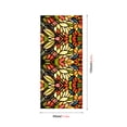 thumbnail image 1 of Retro Flower Stained Glass Window Film Removable Bathroom Privacy Window Film Window Decals Static Clings, 1 of 8
