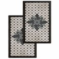 thumbnail image 1 of Retro Flowers Kitchen Dish Towels for Drying Dishes Set of 2, Boho Ethnic Retro Abstract Florals Grid Waffle Weave Microfiber Hand Tea Bathroom Towels Quick Dry & Absorbent Towel 15.7x23.6, 1 of 7