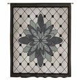 thumbnail image 1 of Retro Flowers Sheer Curtains 84 Inches Long, Boho Ethnic Retro Abstract Florals Grid Light Filering Curtains, Breathable Simi Curtain Privacy Drapes for Living Room Bedroom Window Treatment, 1 of 9