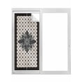 thumbnail image 1 of Retro Flowers Window Privacy Film, Boho Ethnic Retro Abstract Florals Grid Static Cling UV Sun Blocking Tint Film Heat Control Windows Films for Bedroom Bathroom, Window Stickers 17.7"x39.3", 1 of 7