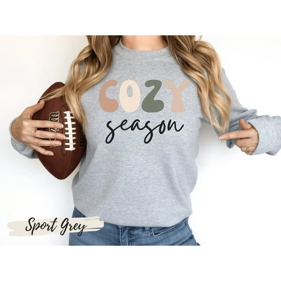Retro Font Cozy Season Fall Sweatshirt
