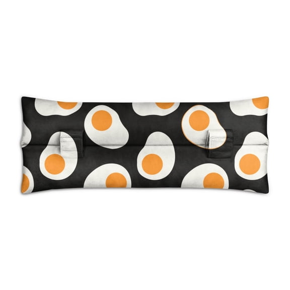 Retro Foodie Toast Pillow - Shock-Absorbing for Cooking Enthusiasts and Egg Lovers