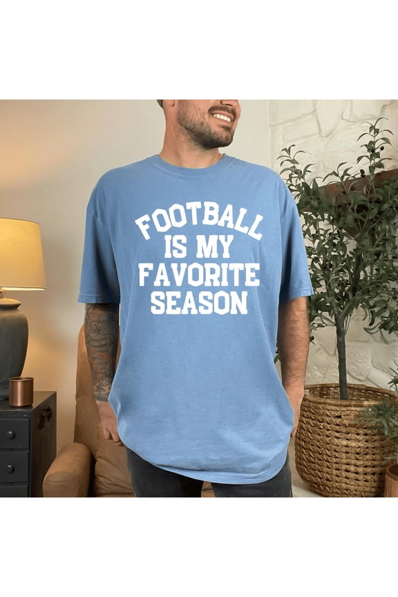 Retro Football Fall Is Favorite Season T-Shirt All Size S-3XL