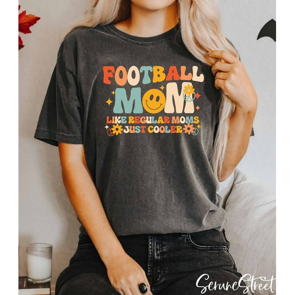 Retro Football Mom Shirt, Football Mama T-Shirt, Football Mom Like Regular Moms Just Cooler Shirt, Football Mom Gifts, Game Day T-Shirt