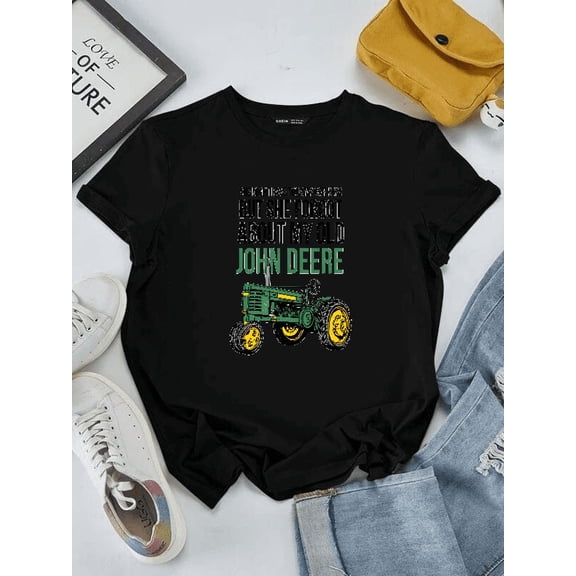 Retro Forgot About My John Deere Tractor Farm Humor Tee Unisex T-Shirt, S-5XL