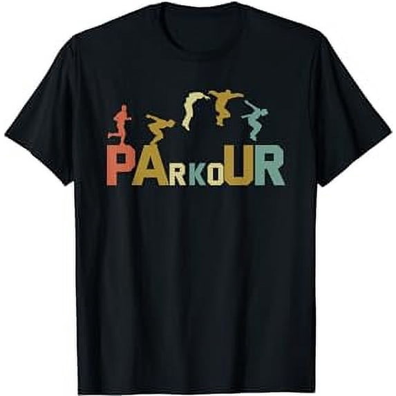 Retro Free Running Parkour T-Shirt