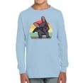 thumbnail image 1 of Retro French Bulldog Close Up Long Sleeve Toddler -Image by Shutterstock,  5 Toddler, 1 of 4