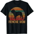 thumbnail image 1 of Retro French Bulldog Mom Gift Dog Mother Pet Frenchie Mama T-Shirt, 1 of 4