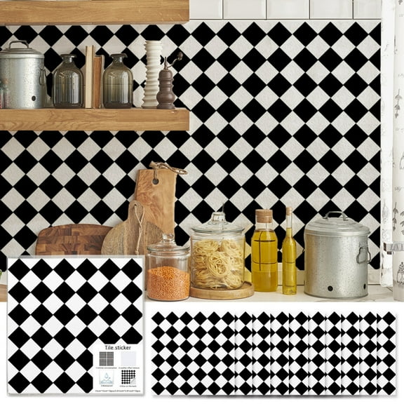 Retro French Wall Tile Sticker Transfer Peel and Stick,6x6Inch Self-Adhesive Vinyl Backsplsh Tile Decals for Kitchen Bathroom Restaurant Kitchen Dining Room Cafe  G 20PCS
