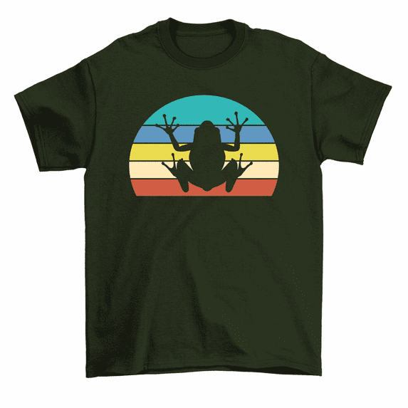 Retro Frog T-Shirt Vintage Toad 80s Style Tees Men Women