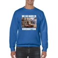 thumbnail image 1 of Retro Frogtown Record Store Christmas Graphic Men's Sweatshirt, 1 of 3