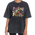thumbnail image 1 of Retro Fruit Graphic Print Tshirt Graphic Tees Shirts Streetwear Black S 2XL Tops, 1 of 5