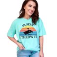thumbnail image 1 of Retro Fun Cornhole Game Lover Graphic, Chalky Mint Comfort Colors T-Shirt, Small, 1 of 1