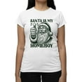 thumbnail image 1 of Retro Fun Santa Homeboy Xmas Tee, 1 of 4