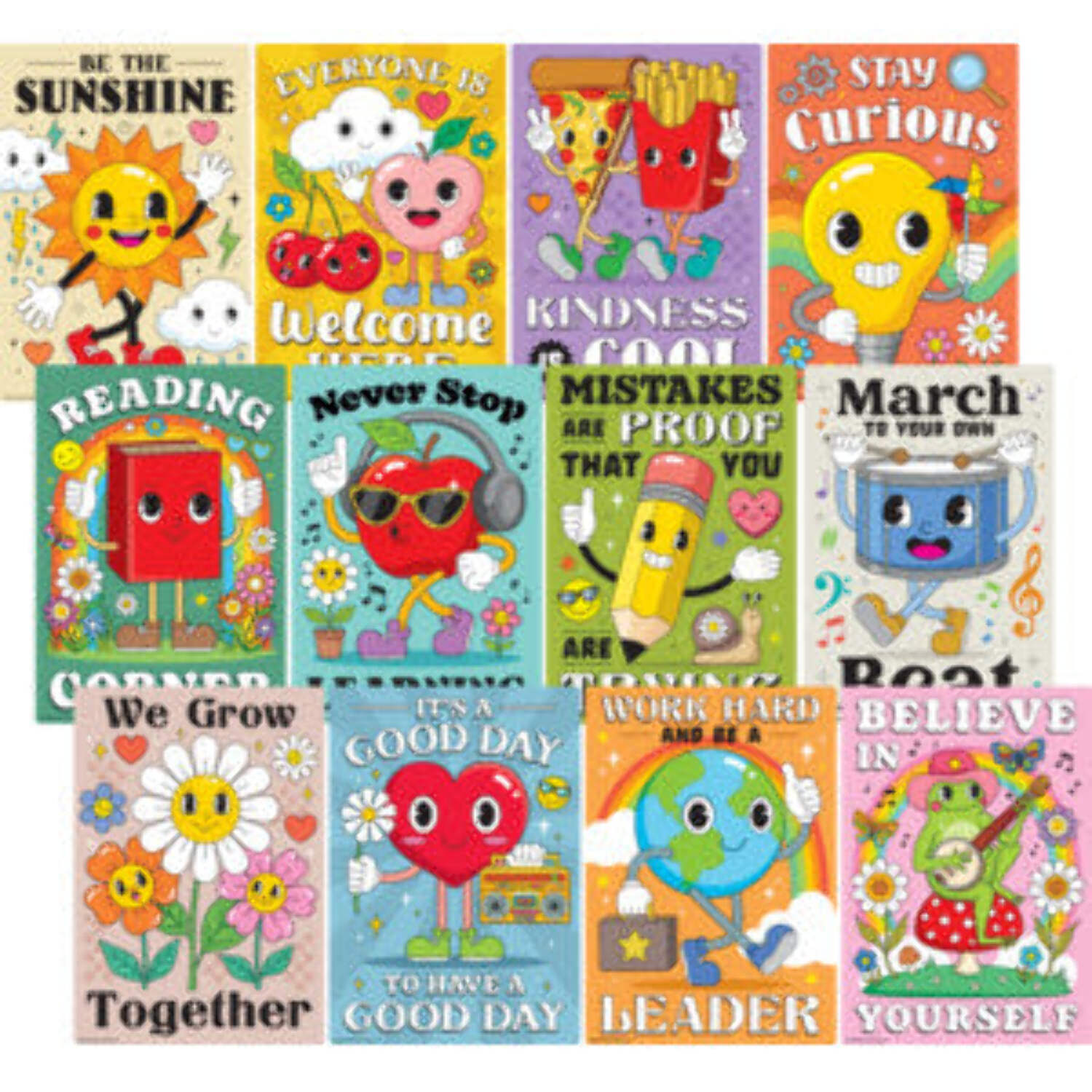 Retro Fun Small Poster Pack [TCR6964] - Walmart.com