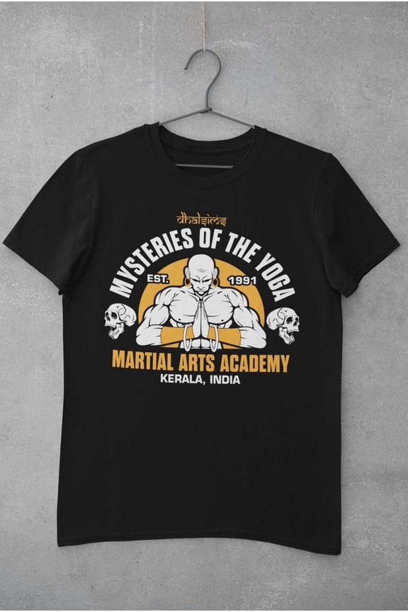 Retro Funny Gaming T Shirt Dhalsim Mysteries Of The Yoga Fighter Street Est 1991