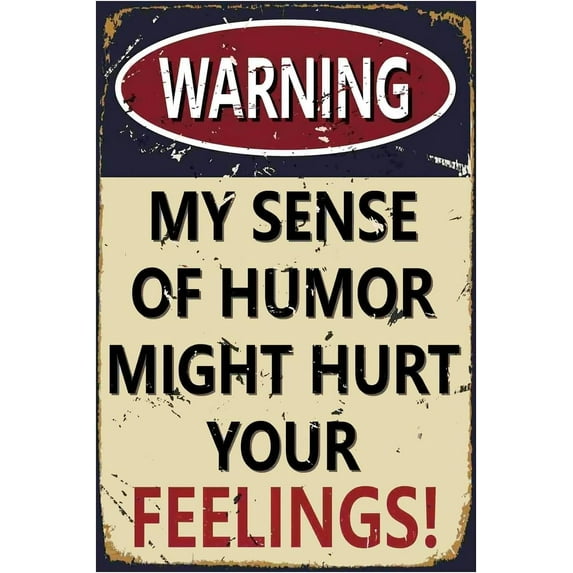 Retro Funny Office Tin Sign Metal Poster Vintage Wall Décor, We Have Worked 0 Days Without Sarcasm, Humor Wall Art Decor Cute Decorations Gifts for Home Bar Office Room Garden Plaque 8x12 Inch