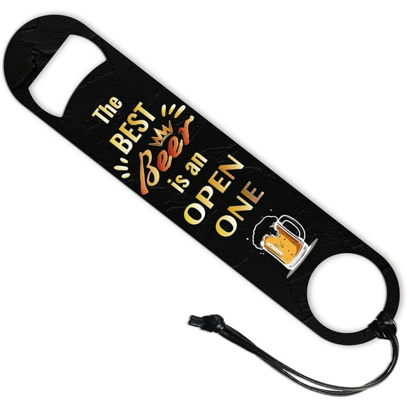 Retro Funny Quotes Bottle Opener 201 Stainless Steel Beer Bottle Openers Flat Bottle Opener for Bartender Kitchen Bar Restaurant Party Wedding Birthday 7 Inch Colorful