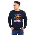 thumbnail image 1 of Retro Funny Sarcastic PACMAN Game Unisex Plus Size Long Sleeve Tee Shirt Brisco Brands 2X, 1 of 5