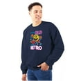 thumbnail image 1 of Retro Funny Sarcastic PACMAN Game Unisex Plus Size Sweatshirt Brisco Brands 3X, 1 of 5