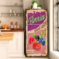 thumbnail image 1 of Retro Furit Fridge Door Sticker Waterproof PVC Lemon Banana Refrigerator Wallpaper Cover Mural Stickers Removable Fridge Decal, 1 of 6
