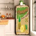 thumbnail image 1 of Retro Furit Fridge Door Sticker Waterproof PVC Lemon Banana Refrigerator Wallpaper Cover Mural Stickers Removable Fridge Decal, 1 of 6