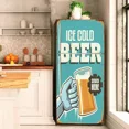 thumbnail image 1 of Retro Furit Fridge Door Sticker Waterproof PVC Lemon Banana Refrigerator Wallpaper Cover Mural Stickers Removable Fridge Decal, 1 of 6