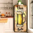 thumbnail image 1 of Retro Furit Fridge Door Sticker Waterproof PVC Lemon Banana Refrigerator Wallpaper Cover Mural Stickers Removable Fridge Decal, 1 of 6