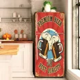 thumbnail image 1 of Retro Furit Fridge Door Sticker Waterproof PVC Lemon Banana Refrigerator Wallpaper Cover Mural Stickers Removable Fridge Decal, 1 of 6