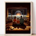Retro Futurism Art Pulp Art Retro Sci Fi Art Wall Art Surreal Wall Art ...