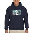 thumbnail image 1 of Retro Futuristic Collage Hoodie Men -Image by Shutterstock, Male Large, 1 of 4