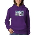 thumbnail image 1 of Retro Futuristic Collage Hoodie Women -Image by Shutterstock, Female 3X-Large, 1 of 4