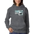 thumbnail image 1 of Retro Futuristic Collage Hoodie Women - Women Hoodie, 5XL, 1 of 4