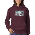 thumbnail image 1 of Retro Futuristic Collage Hoodie Women -Image by Shutterstock, Female x-Large, 1 of 4