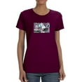thumbnail image 1 of Retro Futuristic Collage T-Shirt Women -Image by Shutterstock, Female x-Large, 1 of 4