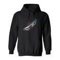 thumbnail image 1 of Retro Futuristic Hands Touching. Hoodie Women -Image by Shutterstock, Female Medium, 1 of 4