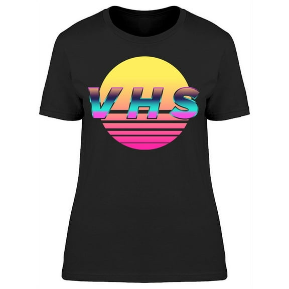 Retro Futuristic Vhs T-Shirt Women -Image by Shutterstock, Female Small