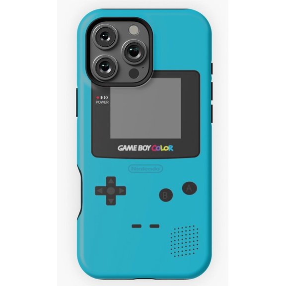 Retro Game Boy Handheld Video Console iPhone 11 12 13 14 15 16 17 Pro Max Phone Cover