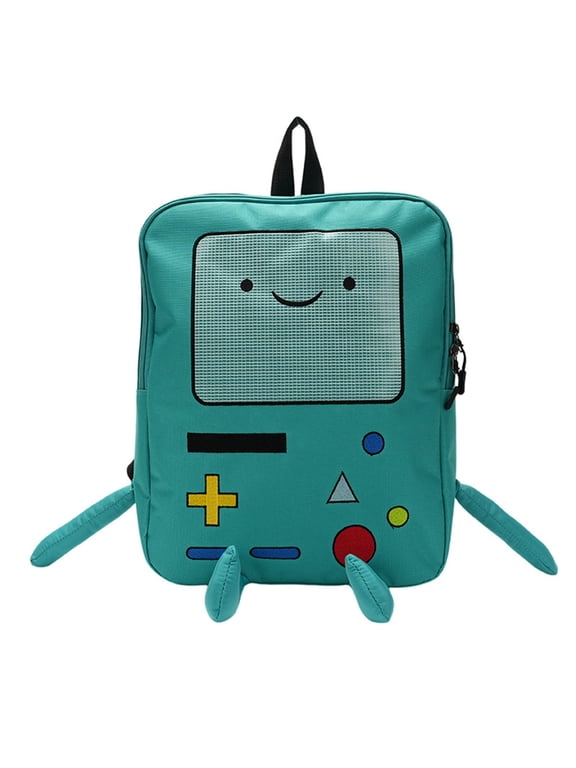 Retro Game Console Backpack, Cute Cartoon Robot School Bag for Youth Students Laptop Travel Daypack for Back to School Christmas Birthday Gifts
