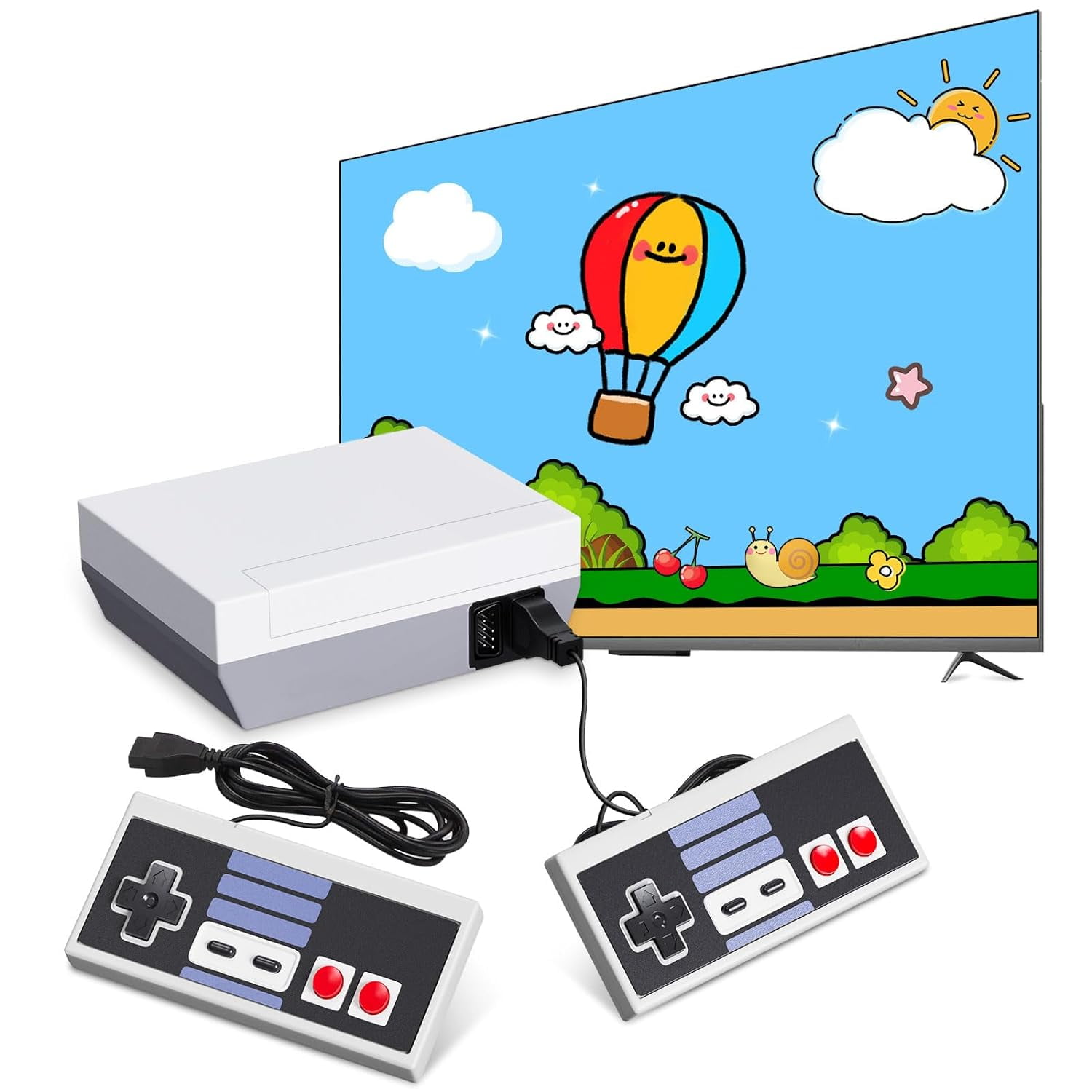 Retro Game Console, Classic Mini Retro Game System Builtin 620 Games