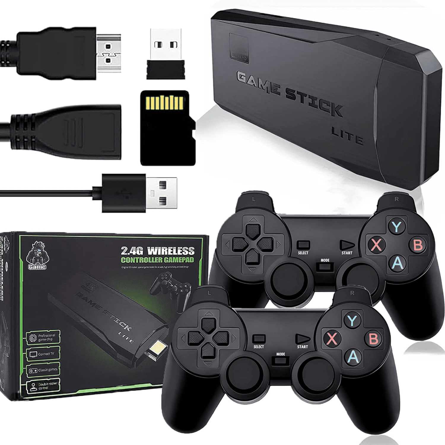 Retro Game Console, Nostalgia Stick Game, Retro Game Stick, Wireless ...