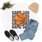 Retro Game Day Women's Basketball Lover Vintage Unisex Sweatshirt
