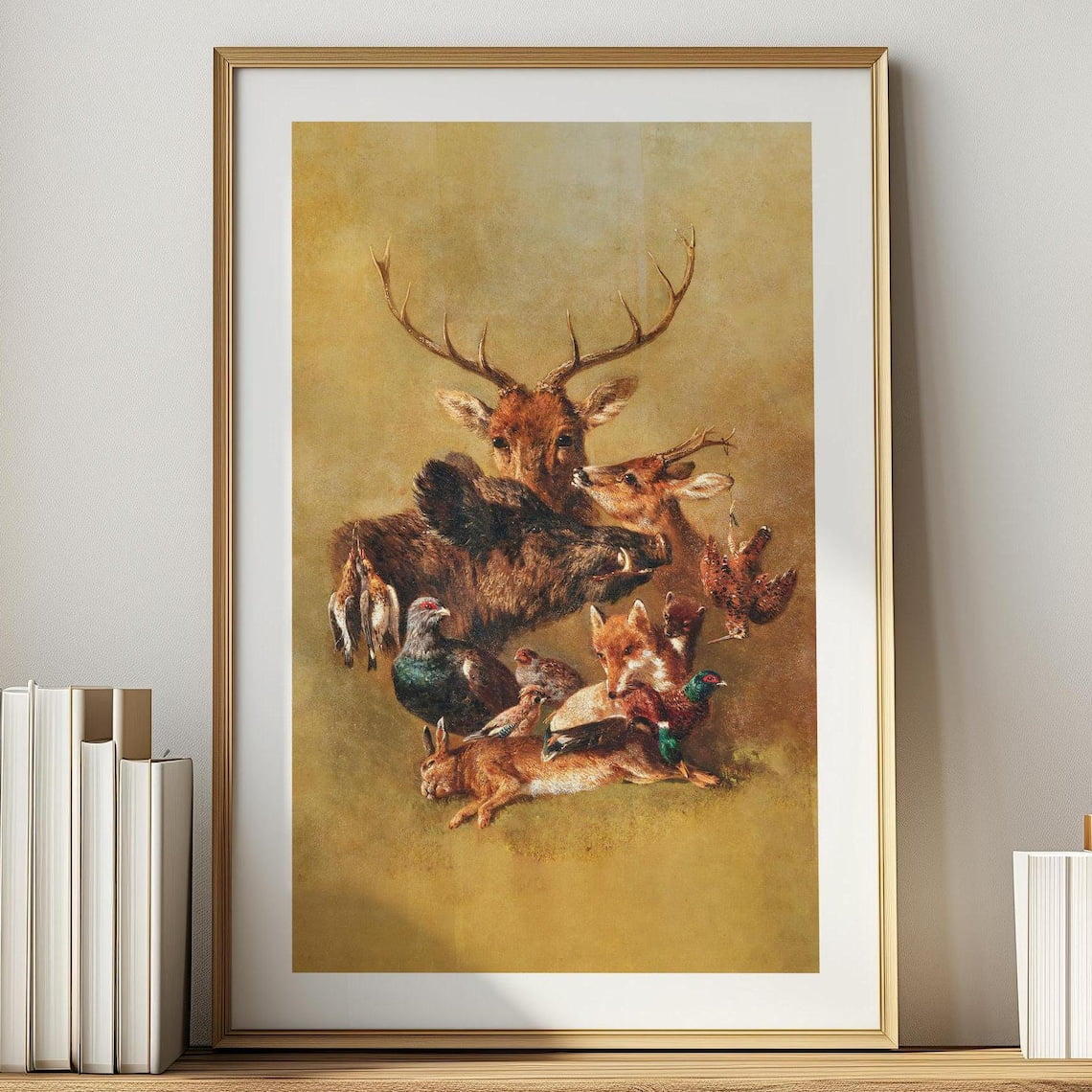 Retro Game Hunting Print Gift For Hunter Vintage Hunting Art Poster Cabin  Wall Decor Outdoorsy Wild Animals Wall Art Hunting Dad Gift Wall Art,  Modern Wall Decor, 24x36 UNFRAMED - Walmart.com, image size:1140x1140