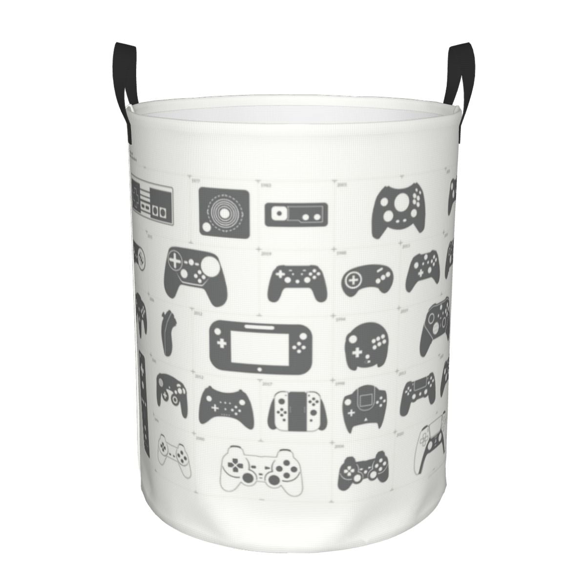 Retro Gamer Laundry Hamper Large Storage Basket Video Game Gaming