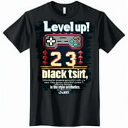 Retro Gamer's Dream: Limited Edition Black TShirt with Pixel Art Design and Iconic Game Controller Level Up Your Style in 2013