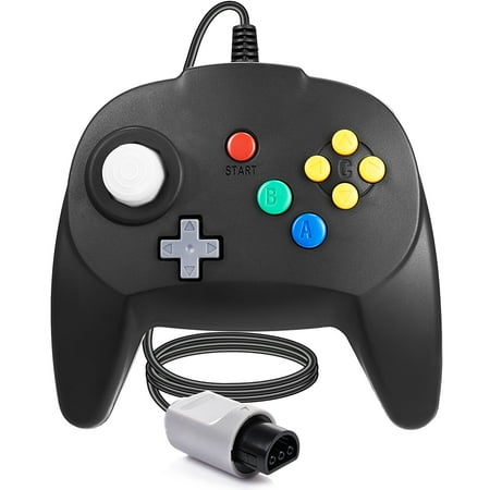 Retro Gaming Controller for N64 Video Game Console Wired Gamepad