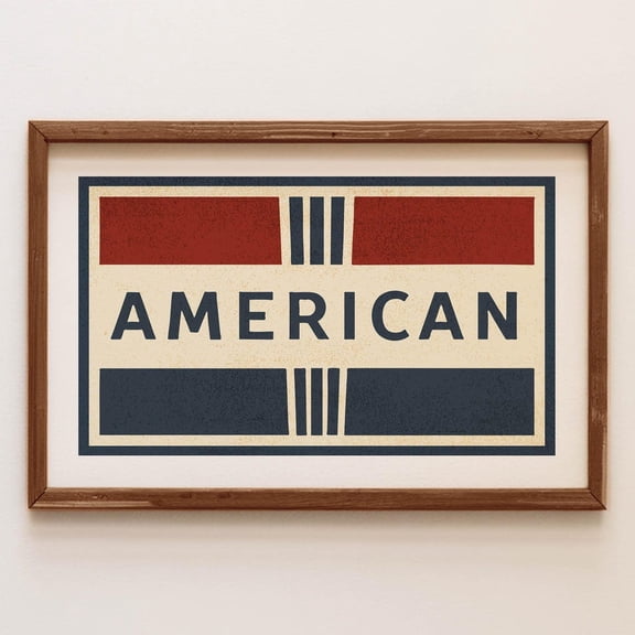 Retro Garage Print American Garage Art Poster Outdoorsy Gift For Friend United States Wall Art American Wall Decor Garage Artwork Usa Wall Art, Modern Wall Decor, 8x12 UNFRAMED